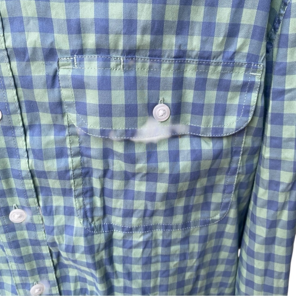 Duluth Trading Co Untucked Men's Button Up Long Sleeve Shirt I Size: L (TALL) - Picture 3 of 6